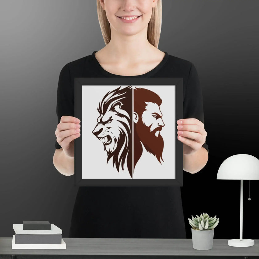 Fierce Fusion Wall Art Framed poster - STYLISHOUR