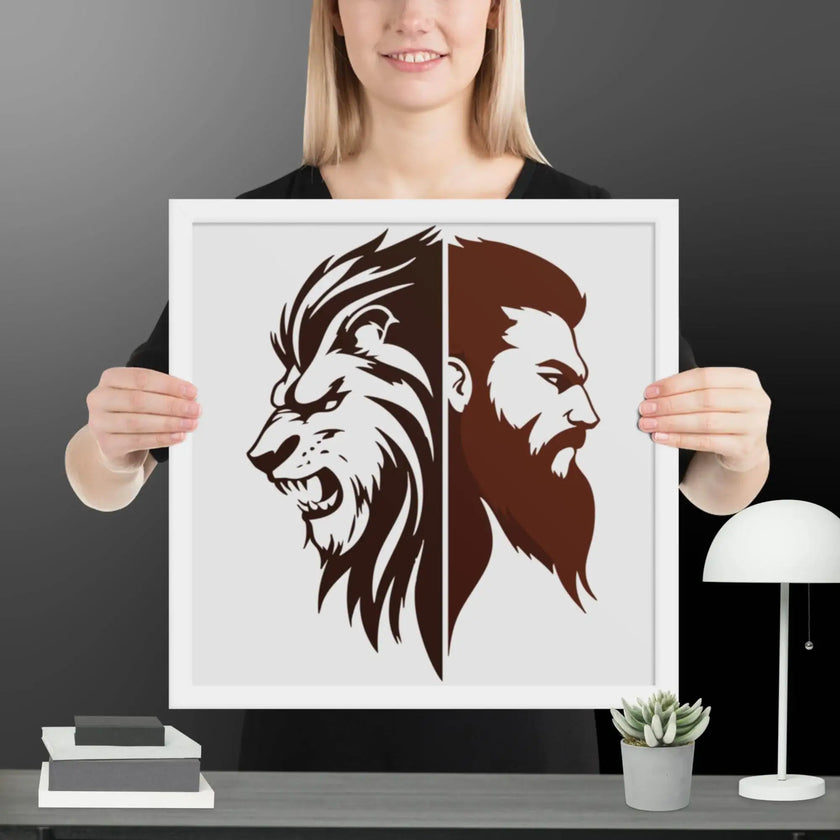 Fierce Fusion Wall Art Framed poster - STYLISHOUR