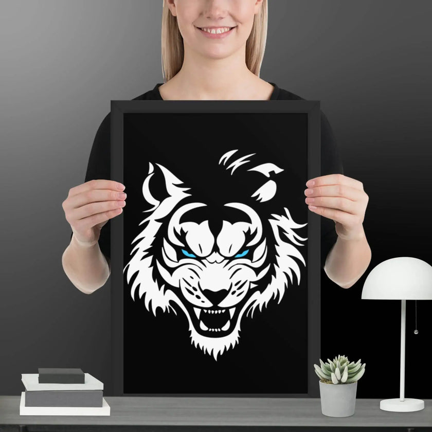 Fusion of Beast and Madness Framed poster - STYLISHOUR