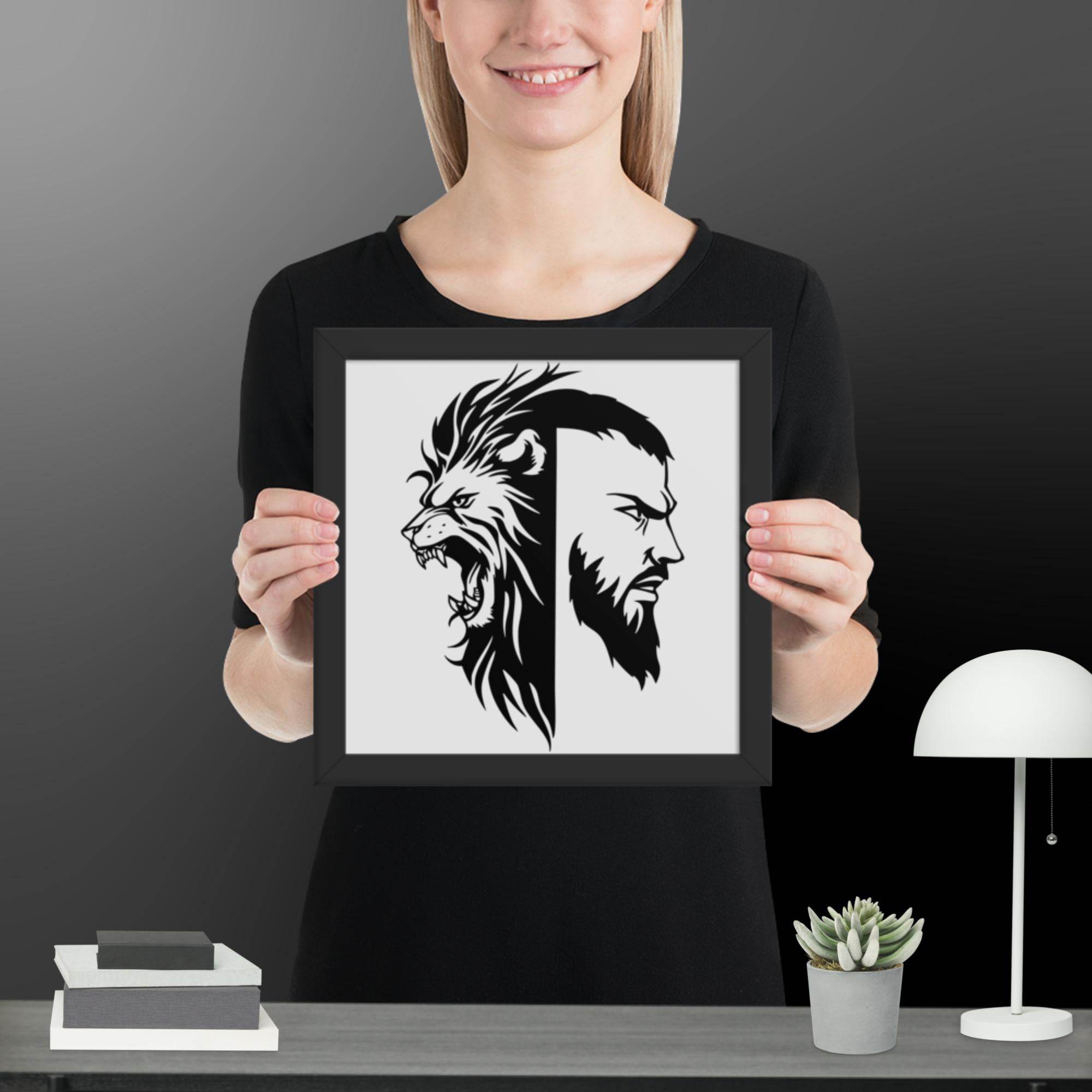 Fierce Fusion Wall Decor Framed poster - STYLISHOUR