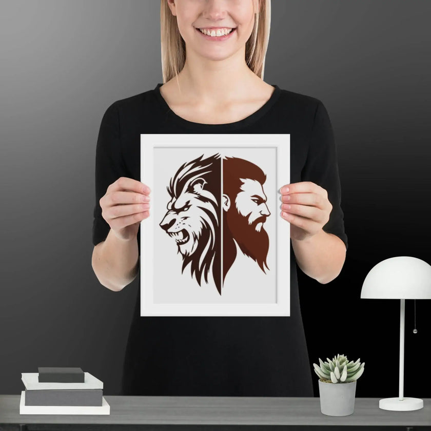 Fierce Fusion Wall Art Framed poster - STYLISHOUR