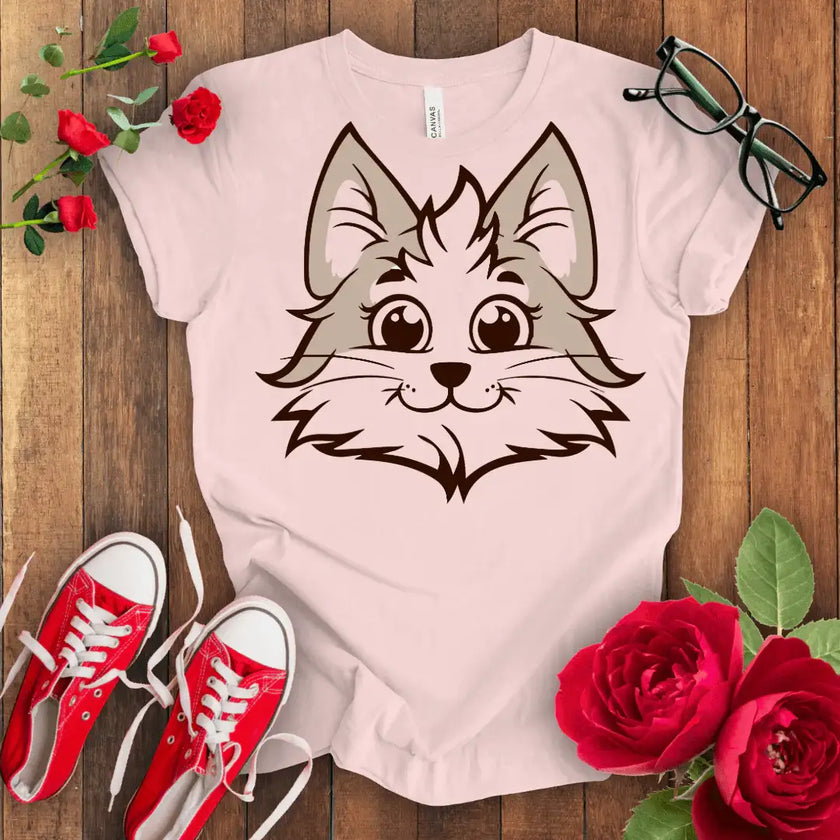 Whiskers Wonder Tee: a purr-fect shirt for cat lovers! - STYLISHOUR