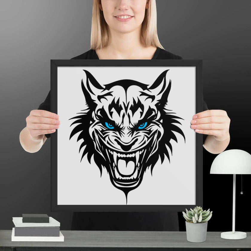 Savage Laughter Wall Art Framed poster - STYLISHOUR