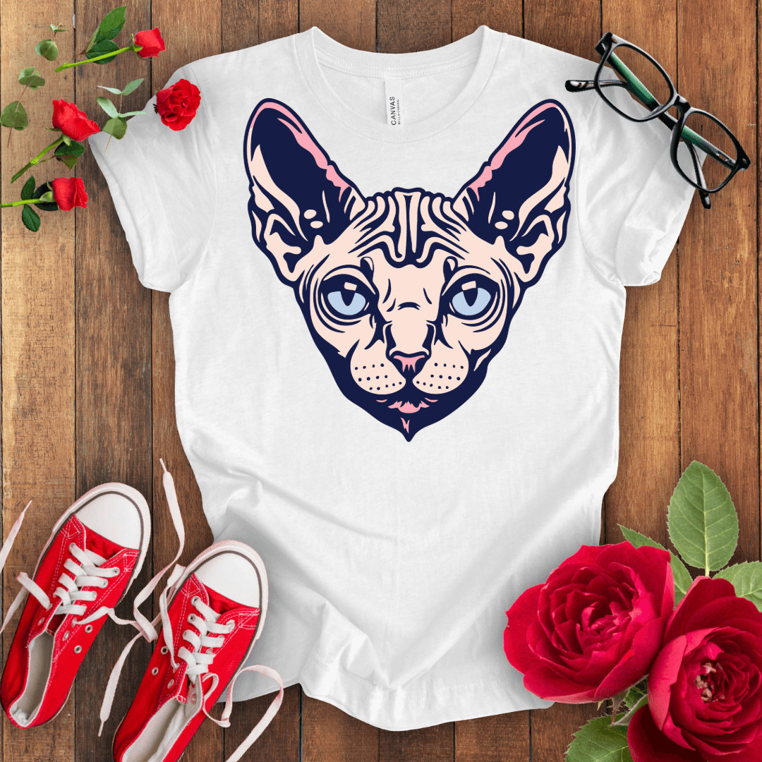 Suspicious Cute Cat T-shirt - STYLISHOUR