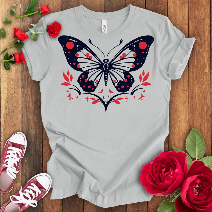 Blooming Butterfly Sky T-shirt - STYLISHOUR