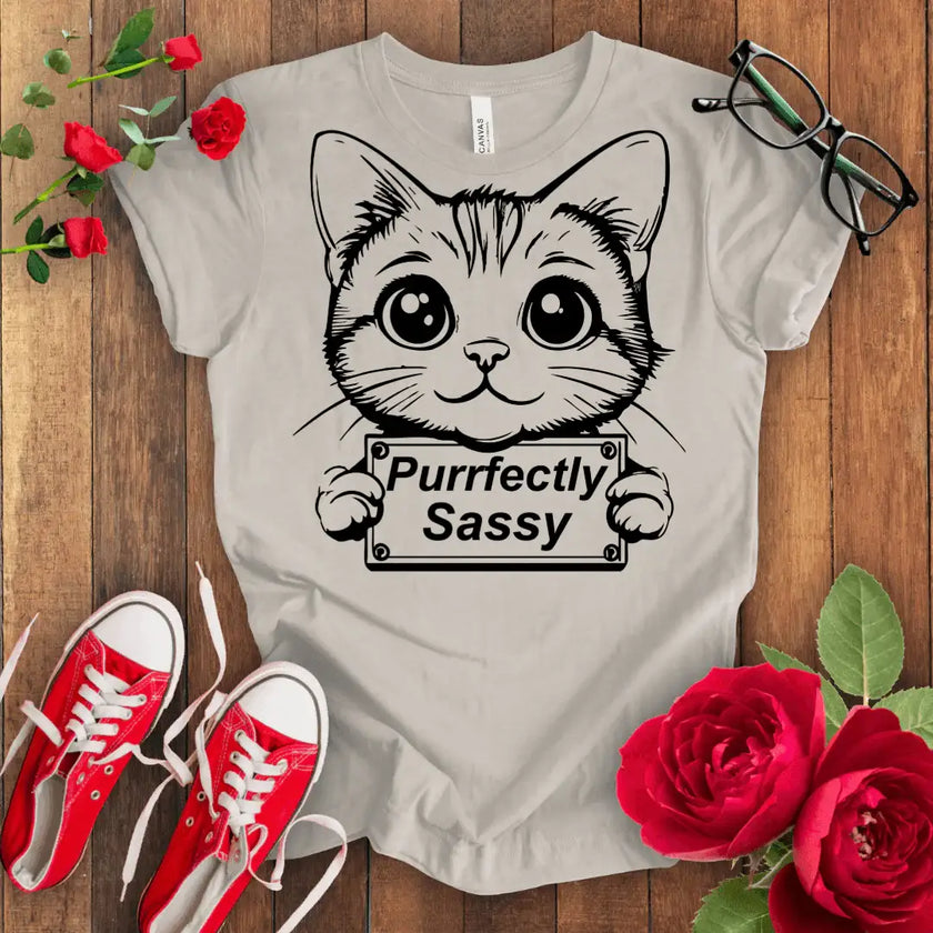 Perfect Sassy Kitten T-shirt - STYLISHOUR