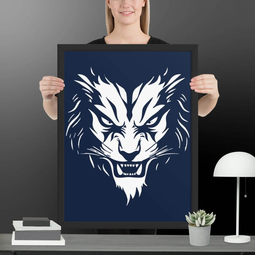 Roaring Madness Framed poster - STYLISHOUR