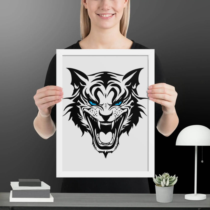 Fierce Fusion Wall Art Framed poster - STYLISHOUR