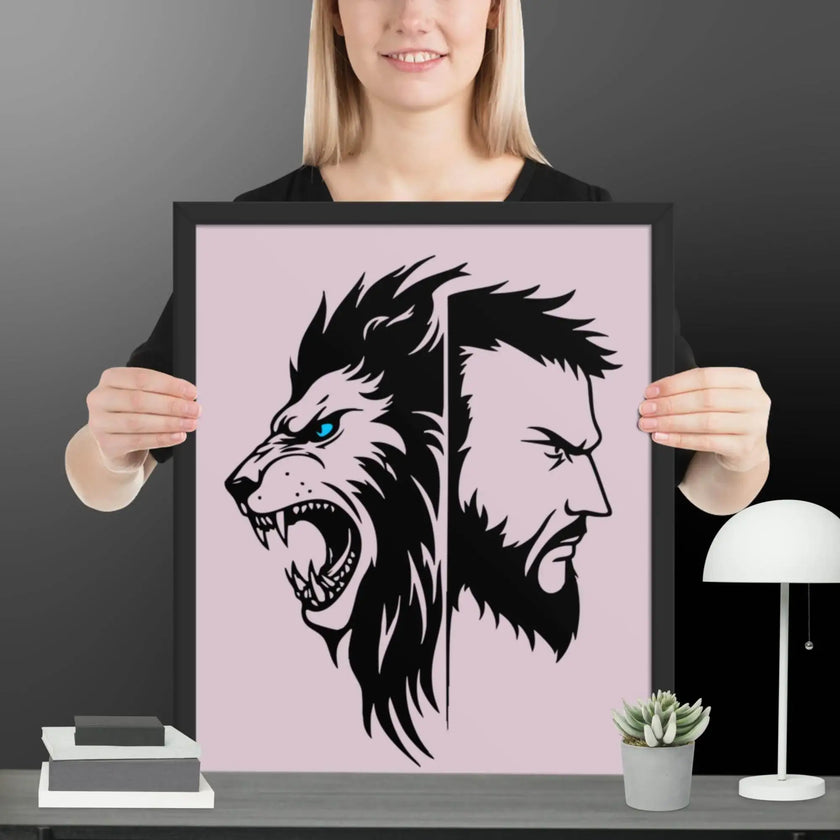 Fierce Fusion Wall Art Framed poster - STYLISHOUR