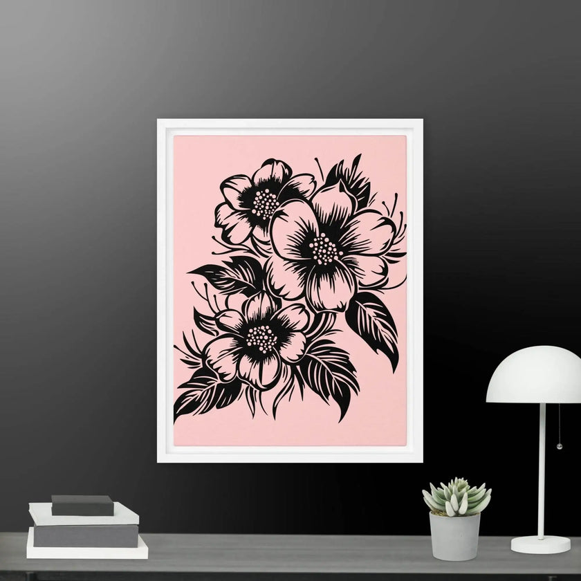 Flower Framed canvas - STYLISHOUR