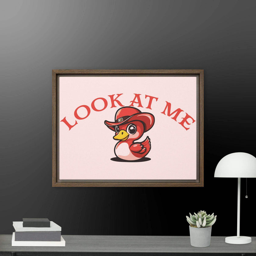 Look At Me Framed canvas - STYLISHOUR