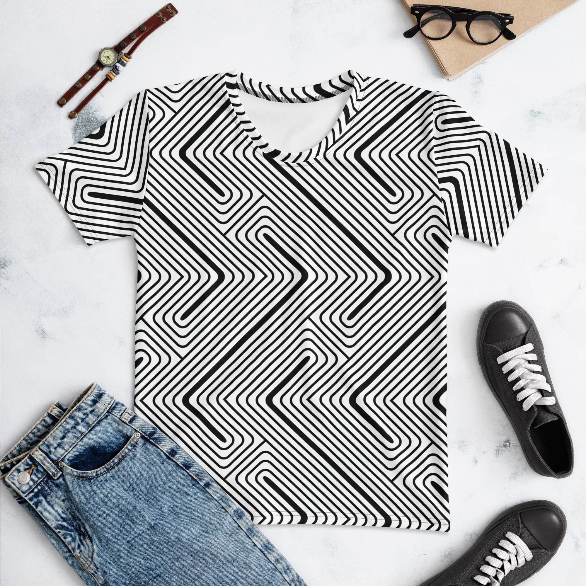 Crew Neck T-shirt - STYLISHOUR