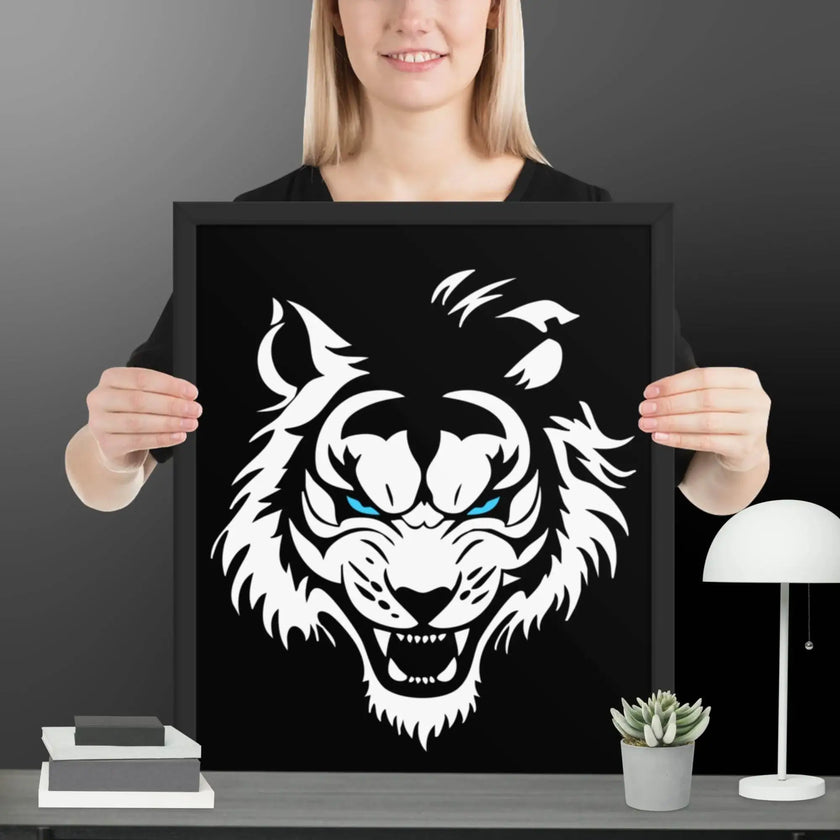 Fusion of Beast and Madness Framed poster - STYLISHOUR