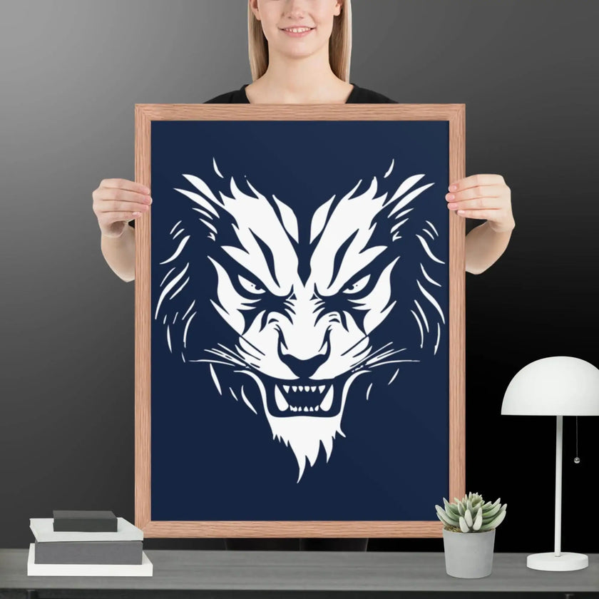 Roaring Madness Framed poster - STYLISHOUR