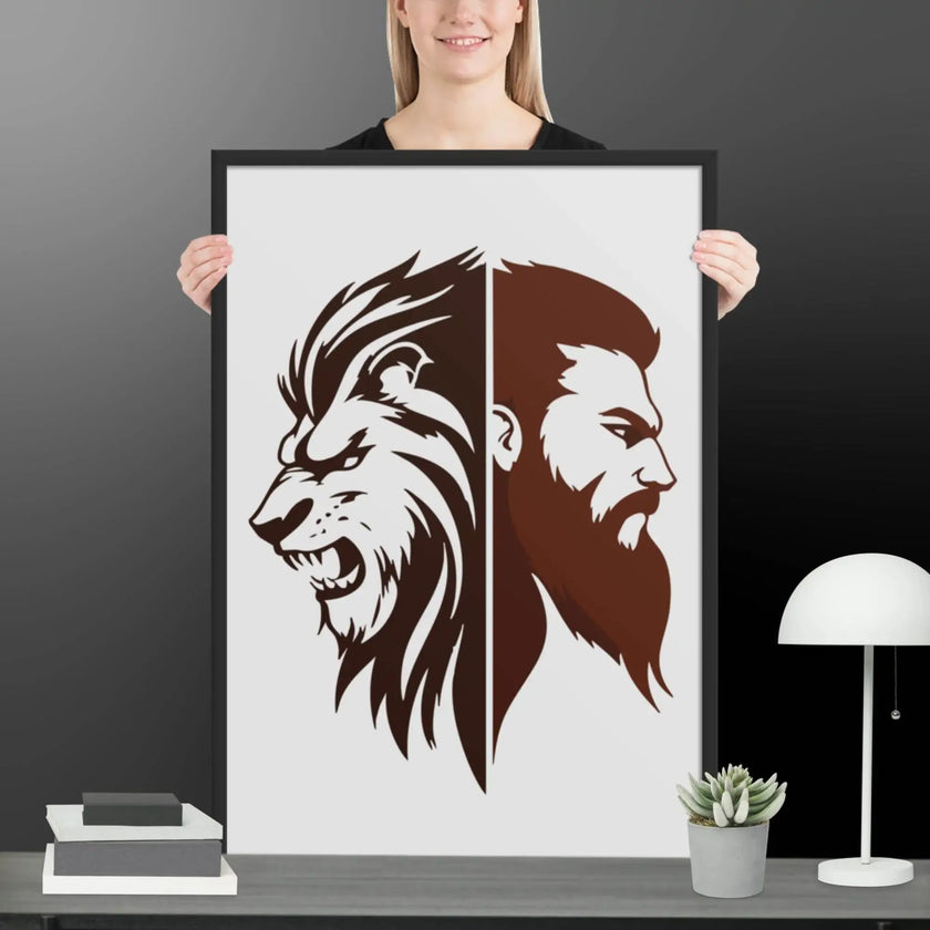 Fierce Fusion Wall Art Framed poster - STYLISHOUR