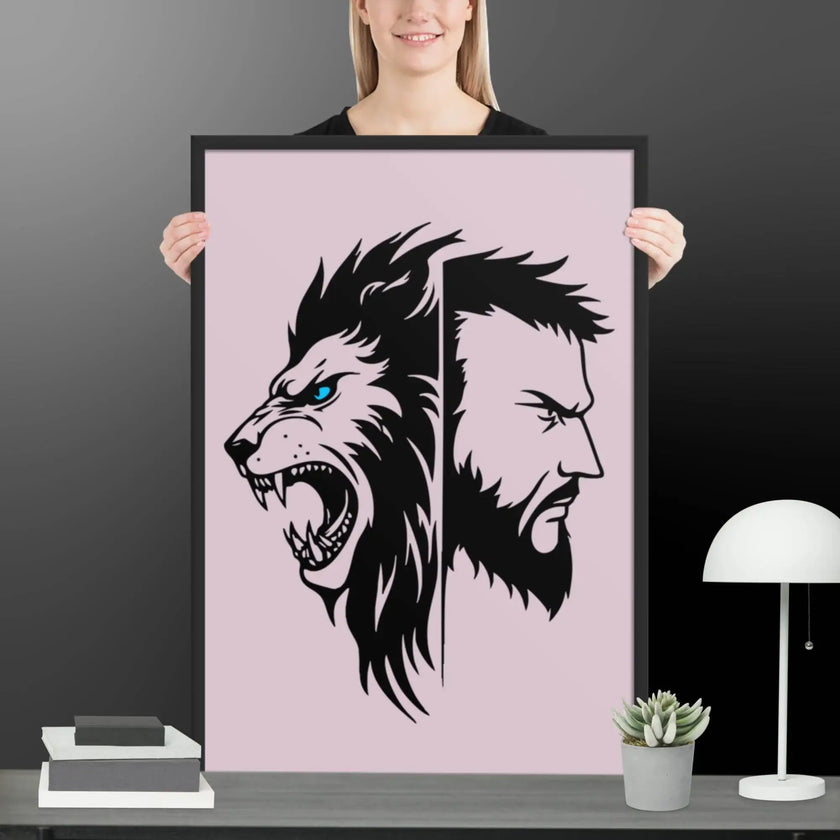 Fierce Fusion Wall Art Framed poster - STYLISHOUR