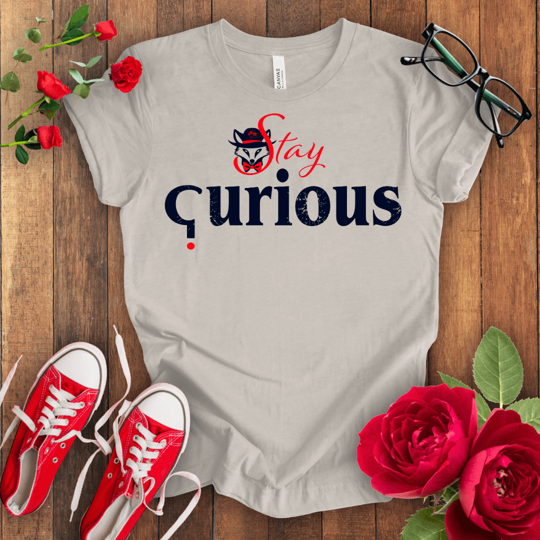 Stay Curious Fox T-shirt - STYLISHOUR