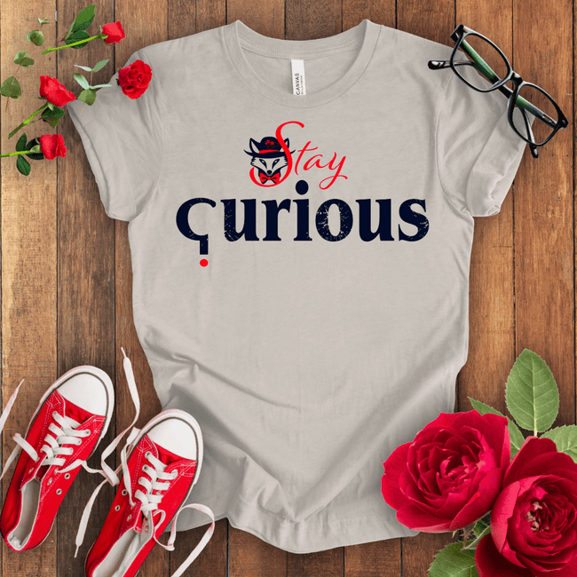 Stay Curious Fox T-shirt - STYLISHOUR