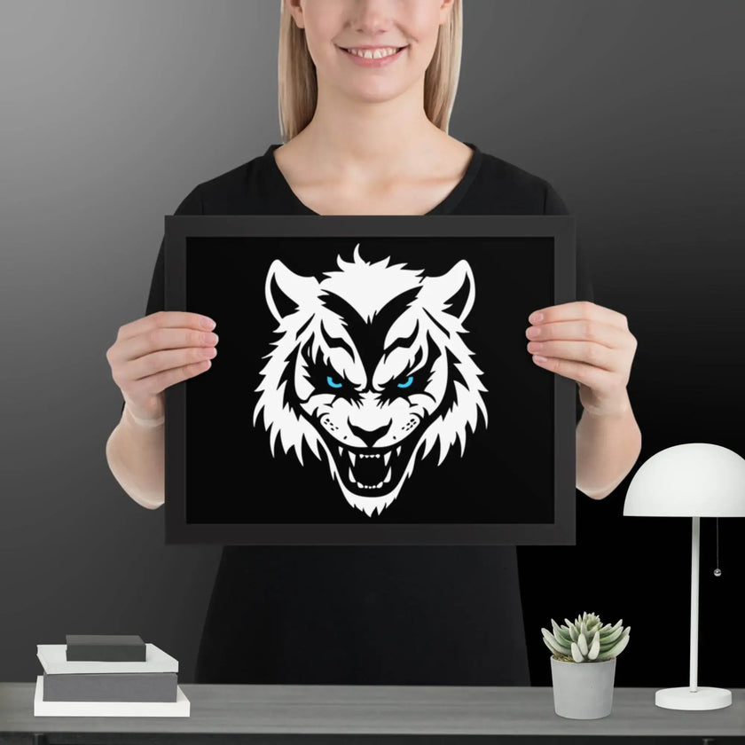 Fusion of Chaos and Power Framed poster - STYLISHOUR