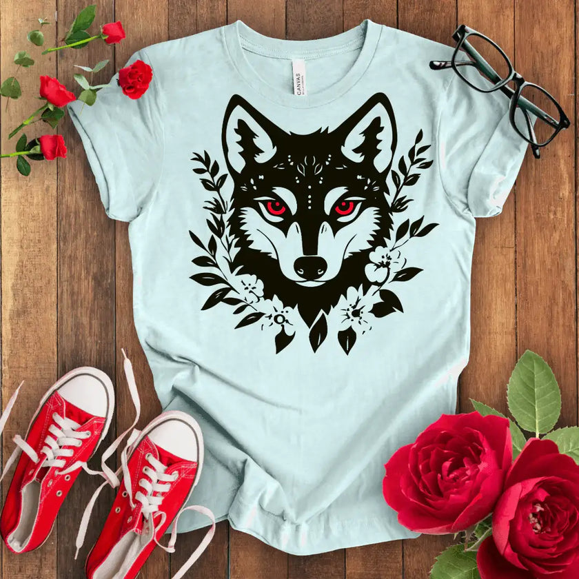 Midnight Wolf Tee - Howl in Style - STYLISHOUR