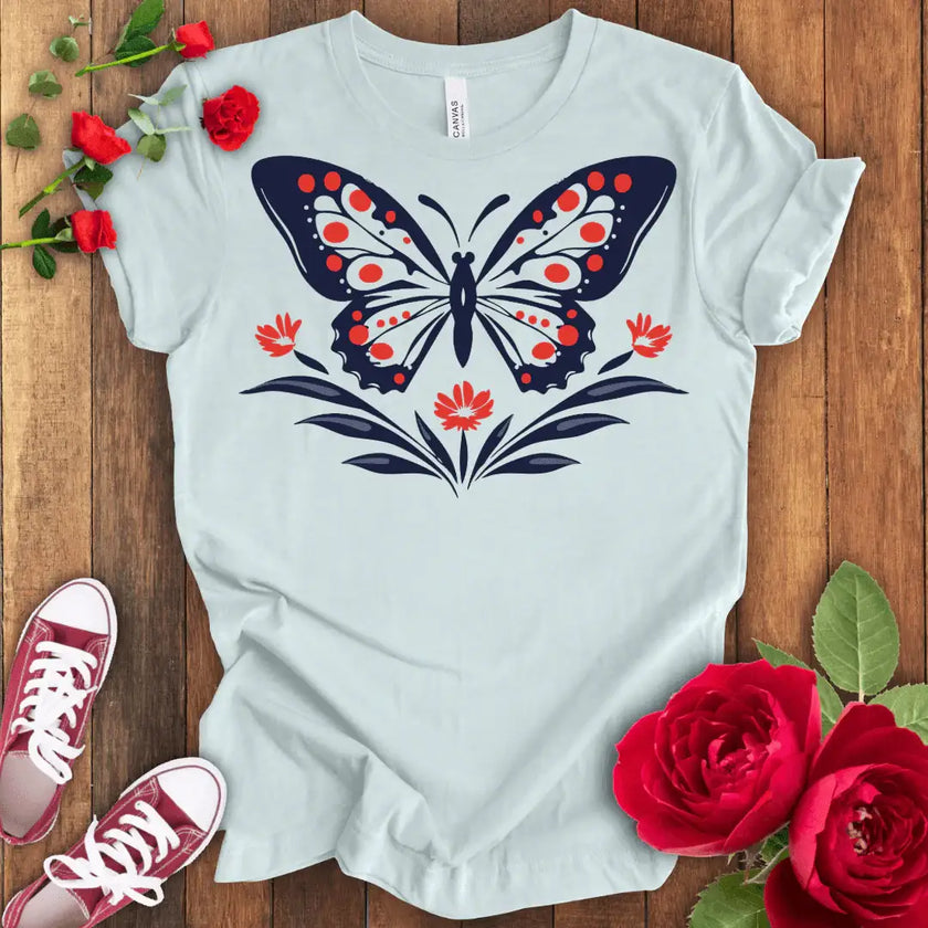 Wings of Wonder Butterfly T-shirt - STYLISHOUR