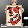 Red Dog Framed matte paper poster - STYLISHOUR