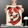 Red Dog Framed matte paper poster - STYLISHOUR