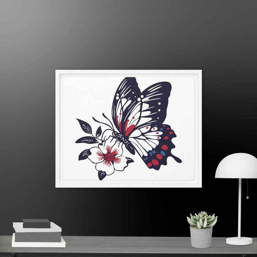 Adorable Butterfly Framed canvas - STYLISHOUR