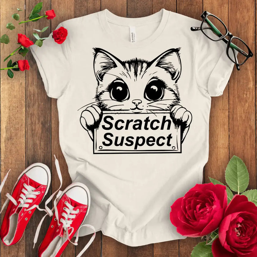 Scratch Suspect Kitten T-shirt - STYLISHOUR