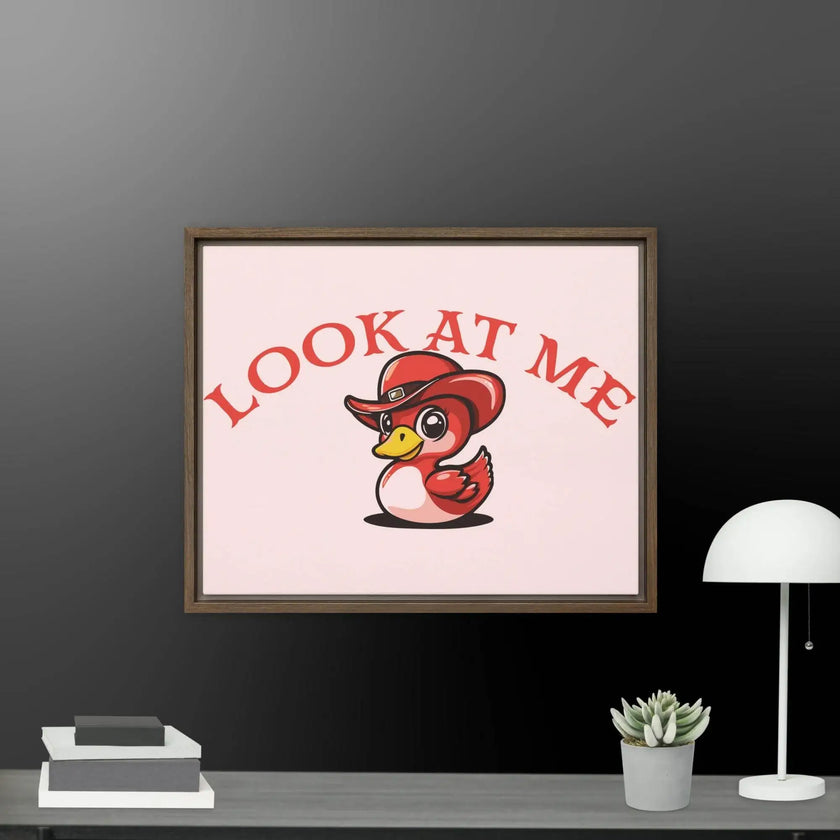 Look At Me Framed canvas - STYLISHOUR