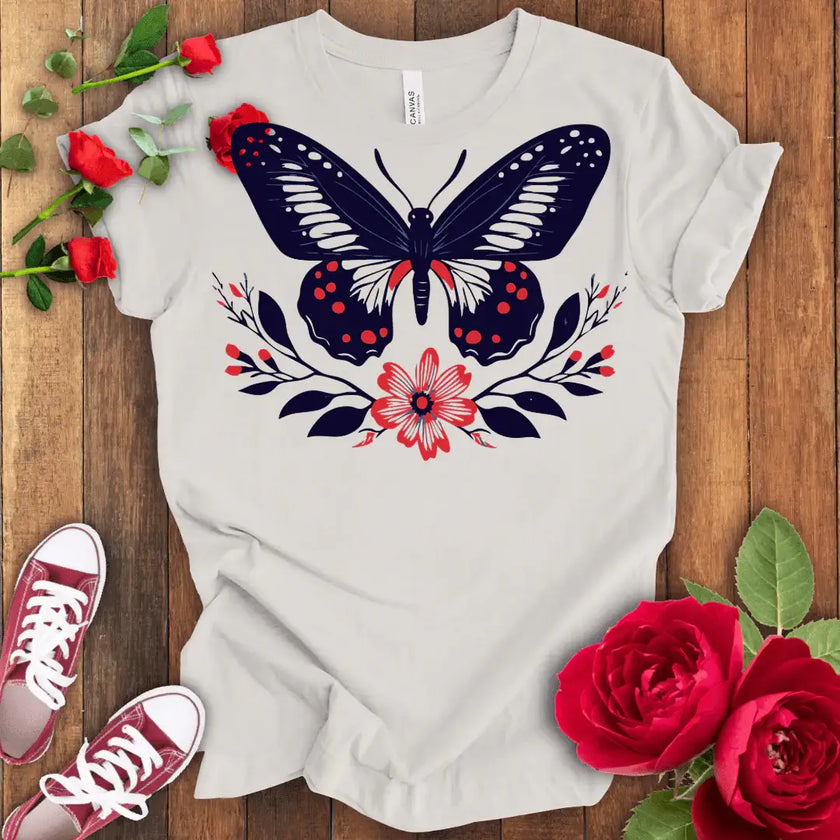 Dance of Wings Tee - Butterfly Frills - STYLISHOUR
