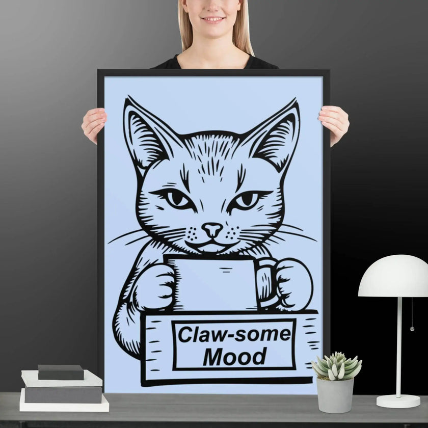 Awesome Mood Framed matte paper poster - STYLISHOUR