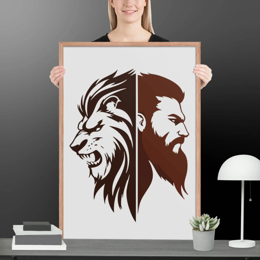 Fierce Fusion Wall Art Framed poster - STYLISHOUR