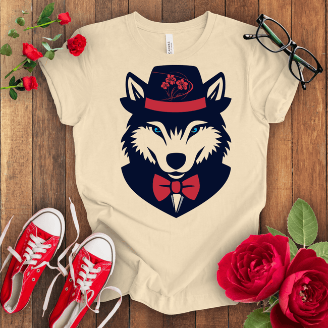 Cool and Calm Wolf T-shirt - STYLISHOUR