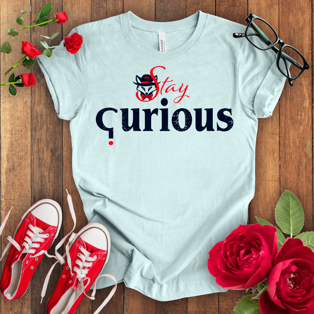 Stay Curious Fox T-shirt - STYLISHOUR