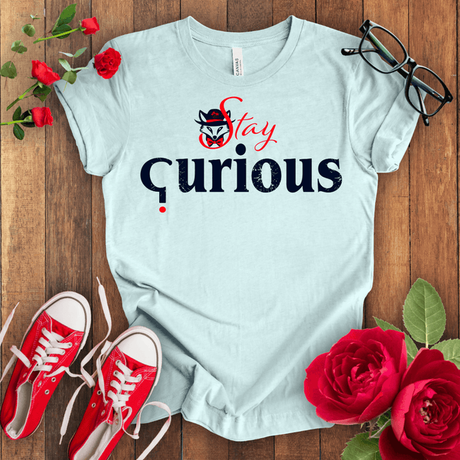 Stay Curious Fox T-shirt - STYLISHOUR