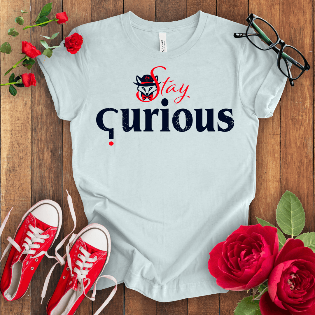 Stay Curious Fox T-shirt - STYLISHOUR