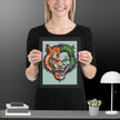 Savage Smile – Joker-Lion Fusion Framed poster - STYLISHOUR