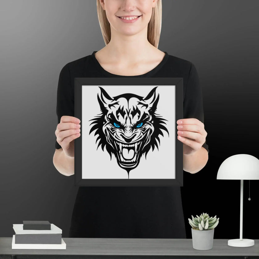 Savage Laughter Wall Art Framed poster - STYLISHOUR