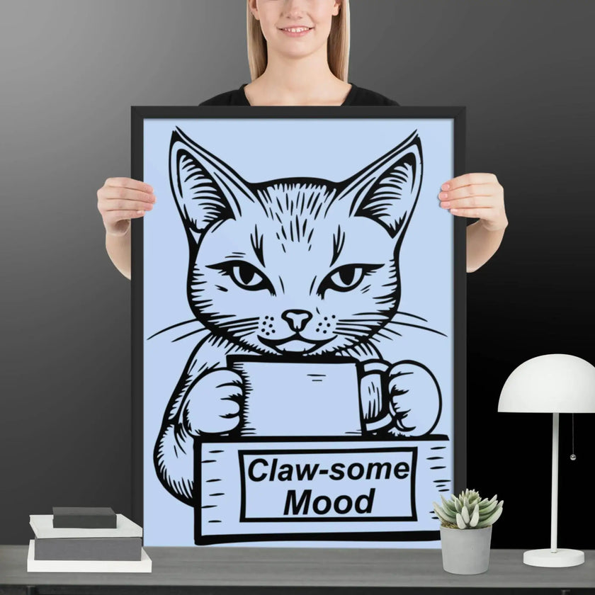 Awesome Mood Framed matte paper poster - STYLISHOUR