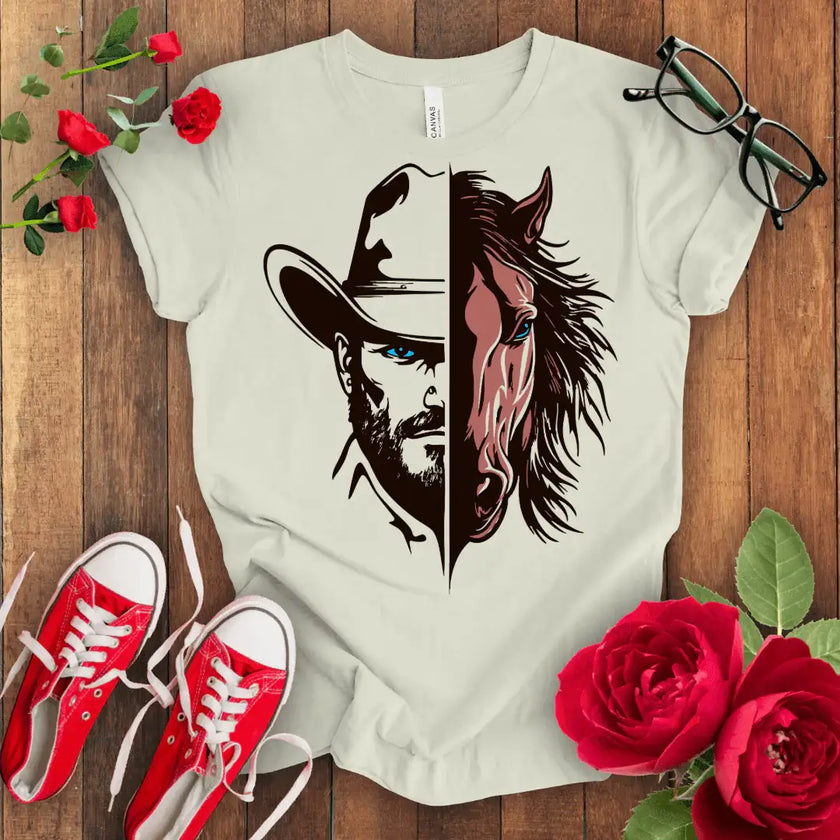 Cowboy with Hat T-shirt - STYLISHOUR