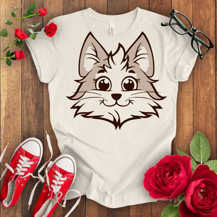 Whiskers Wonder Tee: a purr-fect shirt for cat lovers! - STYLISHOUR