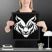 Feral Grin Wall Art Framed poster - STYLISHOUR