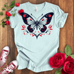 Blooming Butterfly Sky T-shirt - STYLISHOUR