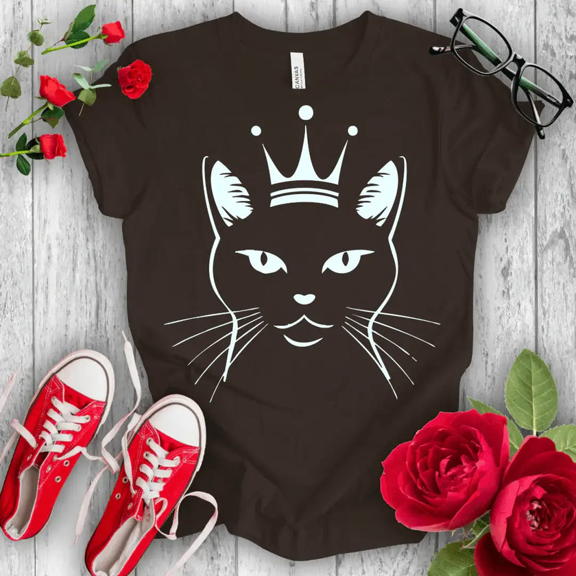 Queen Kitty Tee - Purrfection in Style - STYLISHOUR