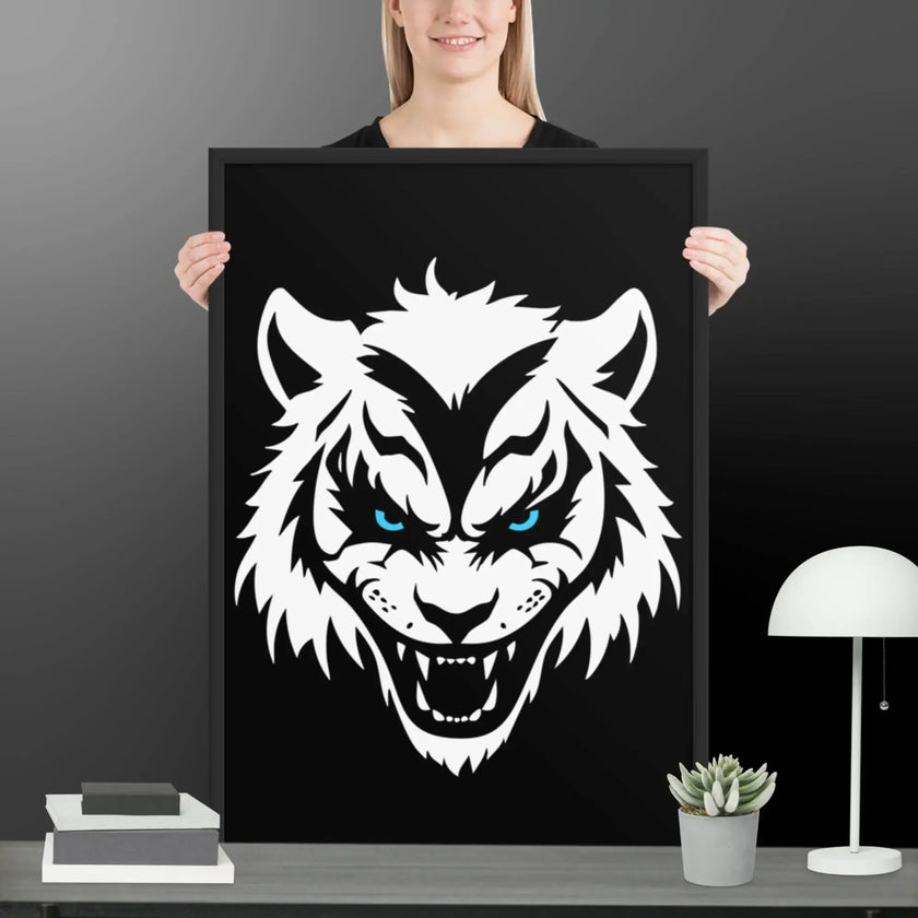 Fusion of Beast and Madness Framed poster - STYLISHOUR