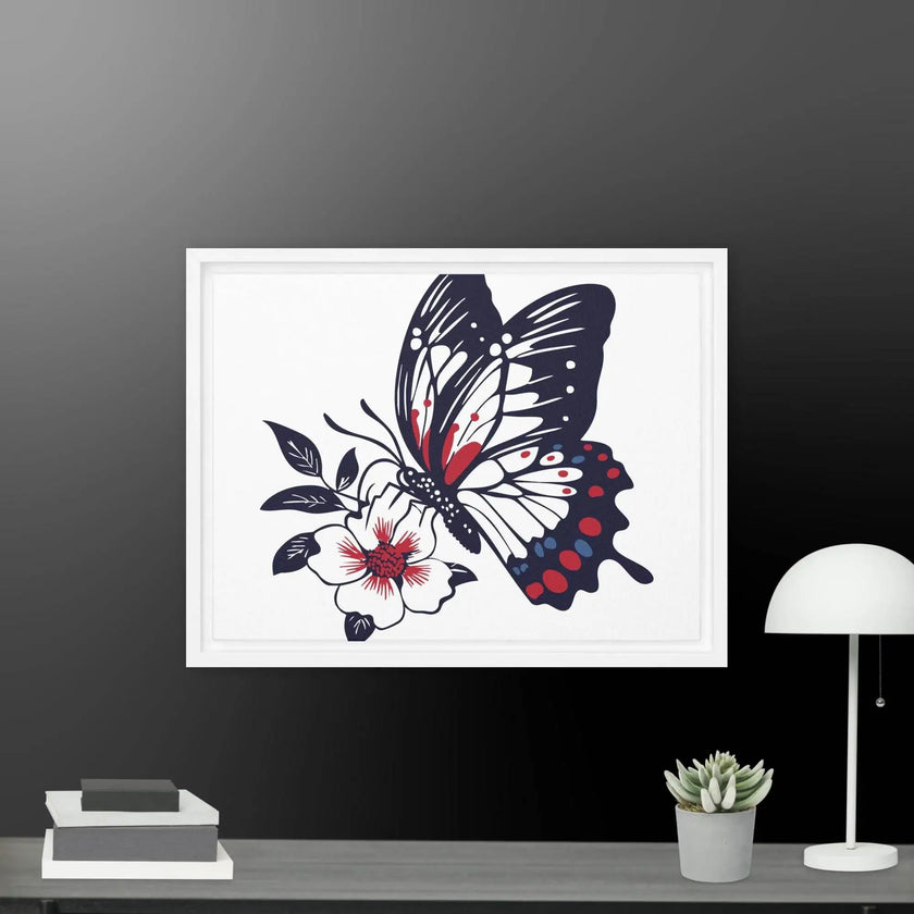 Adorable Butterfly Framed canvas - STYLISHOUR