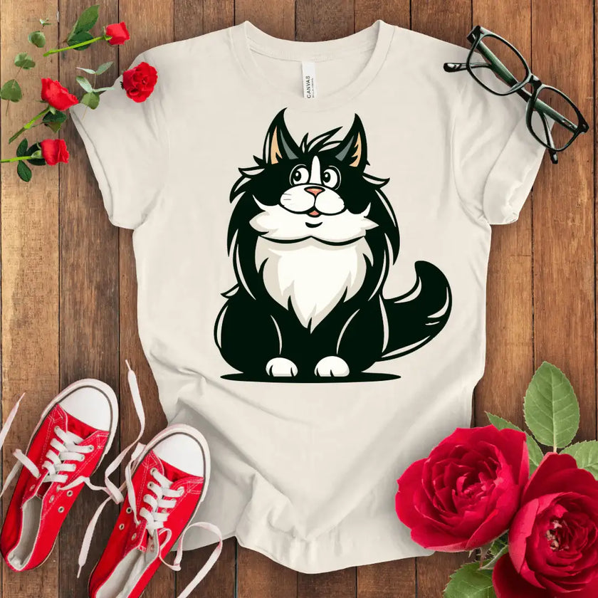 Meow Vibes Tee - Cute Cat Lover Shirt - STYLISHOUR
