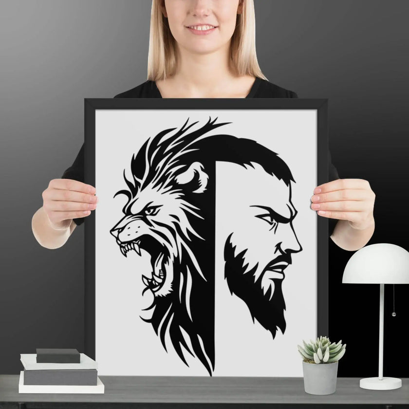 Fierce Fusion Wall Decor Framed poster - STYLISHOUR