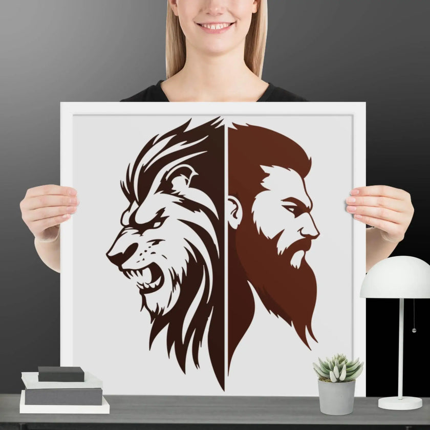 Fierce Fusion Wall Art Framed poster - STYLISHOUR